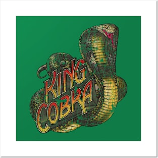 King Cobra Roller Coaster // 80s Vintage Posters and Art